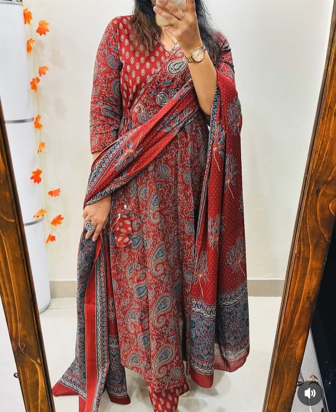 Anarkali Angrakha Kurta Dream Cather