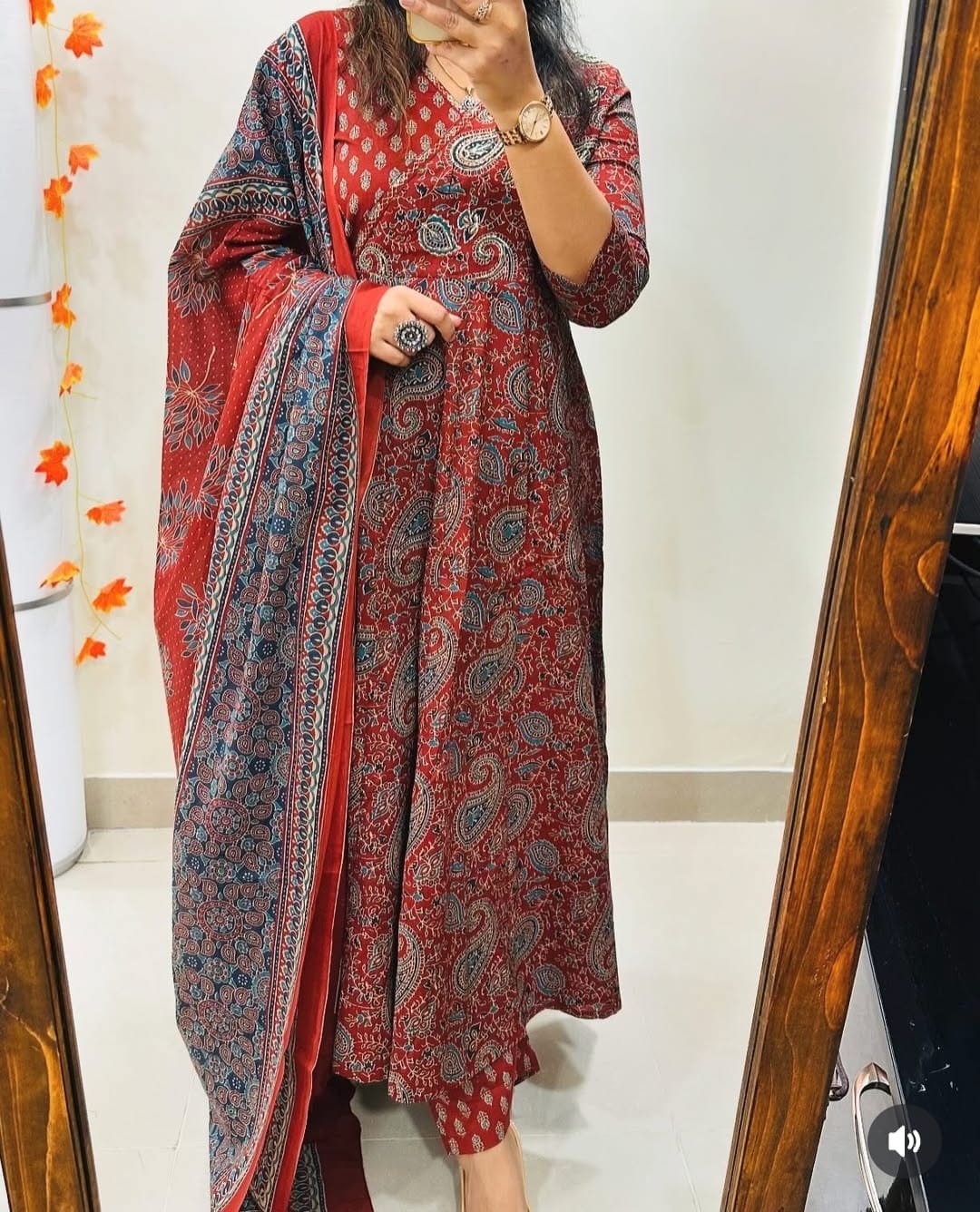 Anarkali Angrakha Kurta Dream Cather