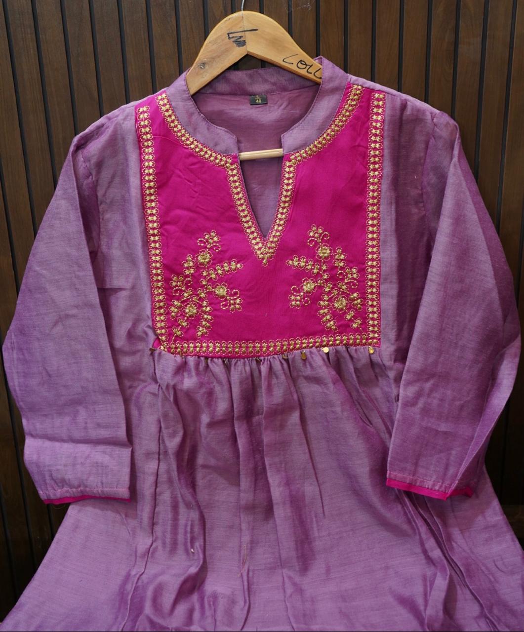 Chanderi Suit Dream Cather