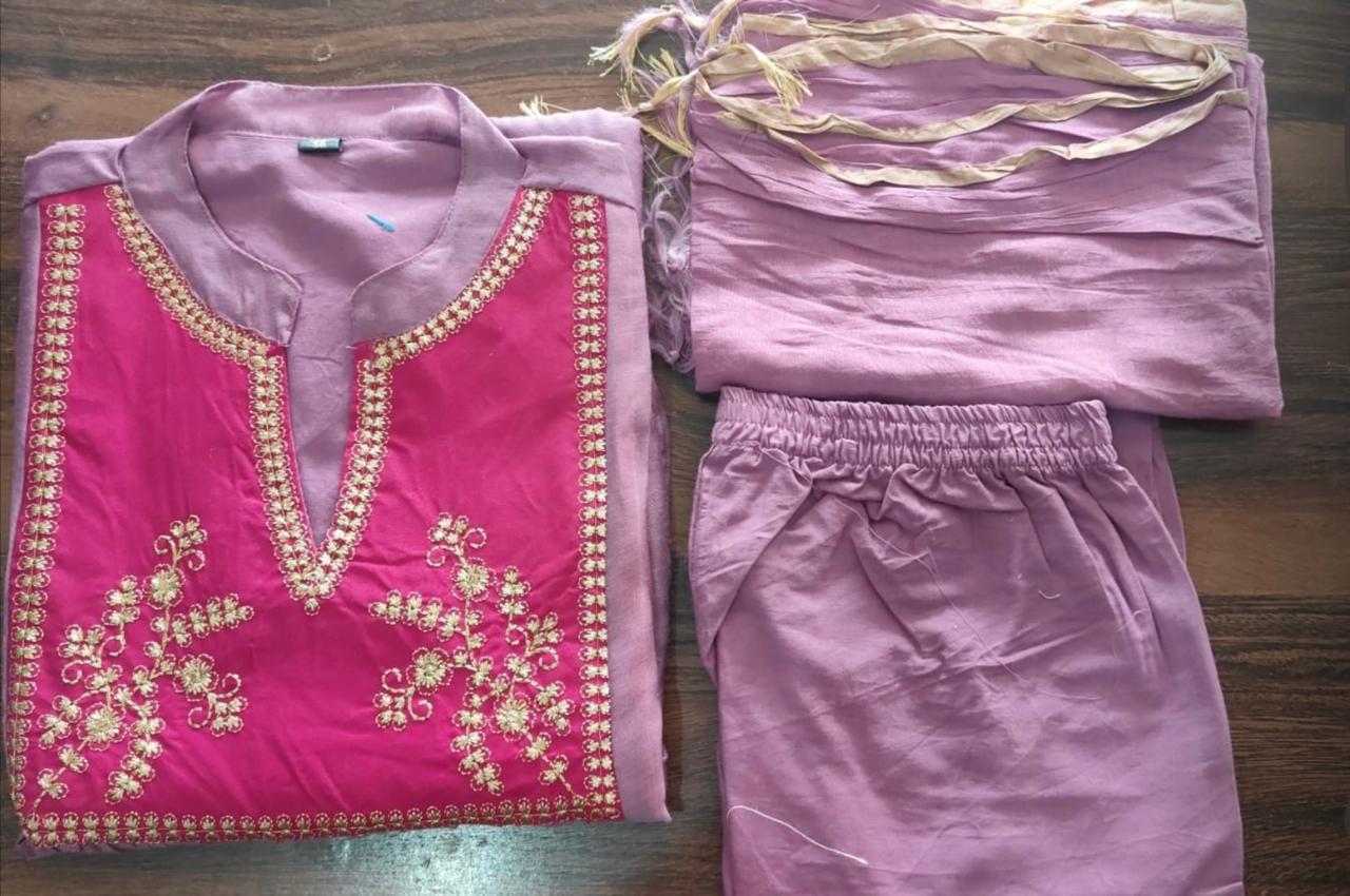 Chanderi Suit Dream Cather