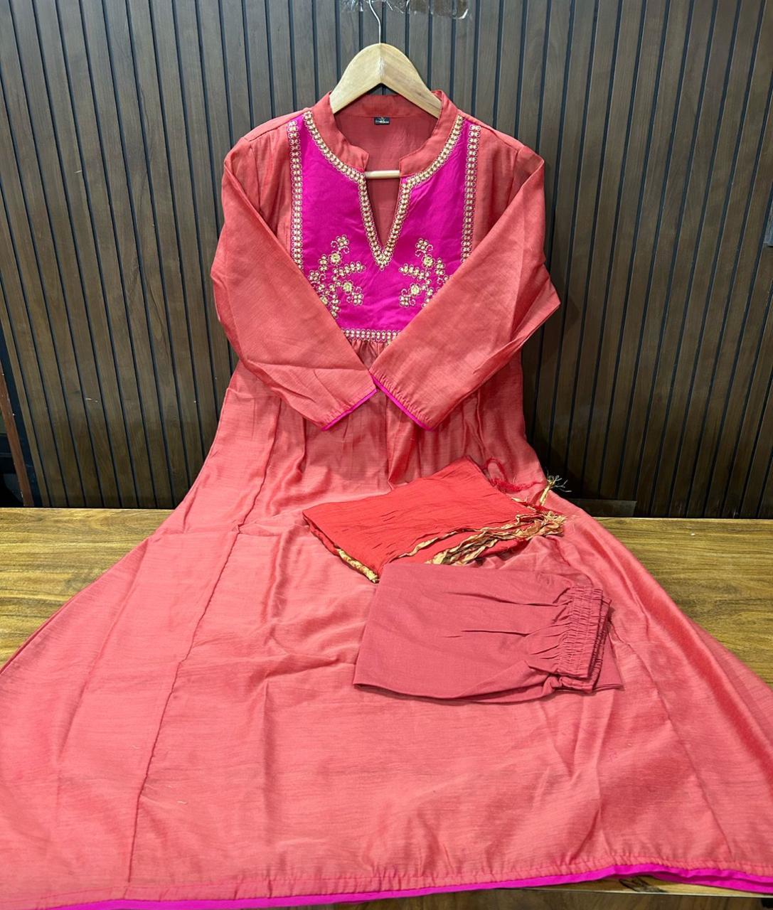 Chanderi Suit Dream Cather