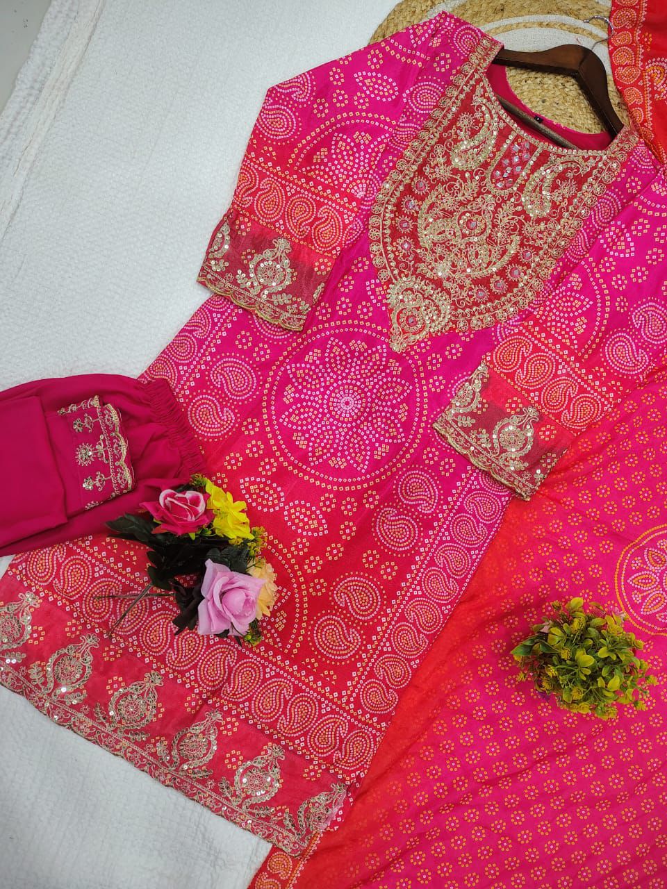 Festive & Party Wear Pure Chinnon Embroidered Dream Cather