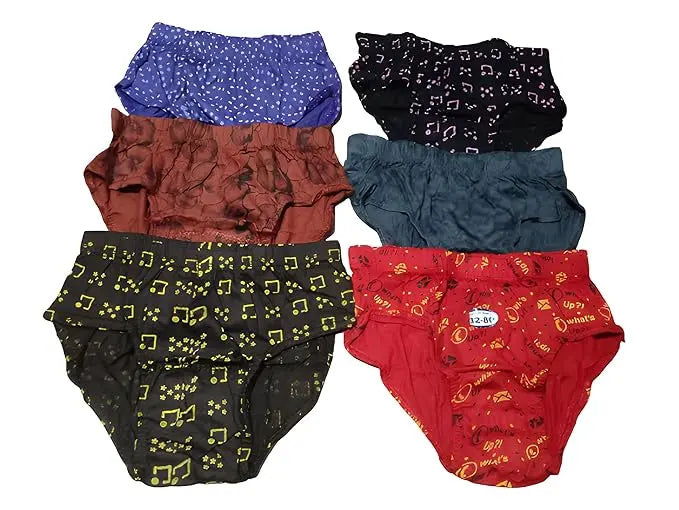 Pack of 6 Women Hipster Multicolor Panty 18944
