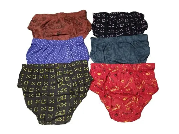 Pack of 6 Women Hipster Multicolor Panty 18944